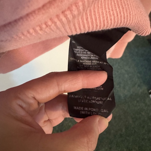 Ami Pink Hoodie with Red Heart Patch - Picture 8 of 11